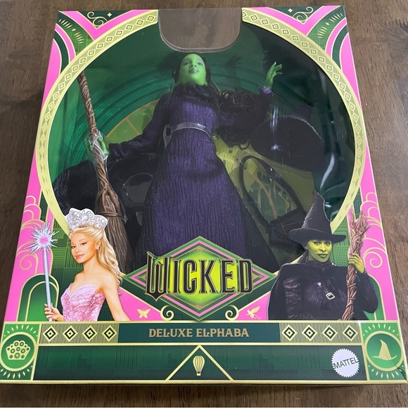 NEW Mattel Wicked Movie Elphaba 11" Deluxe Fashion Doll RARE URL ERROR MISPRINT - Picture 6 of 11